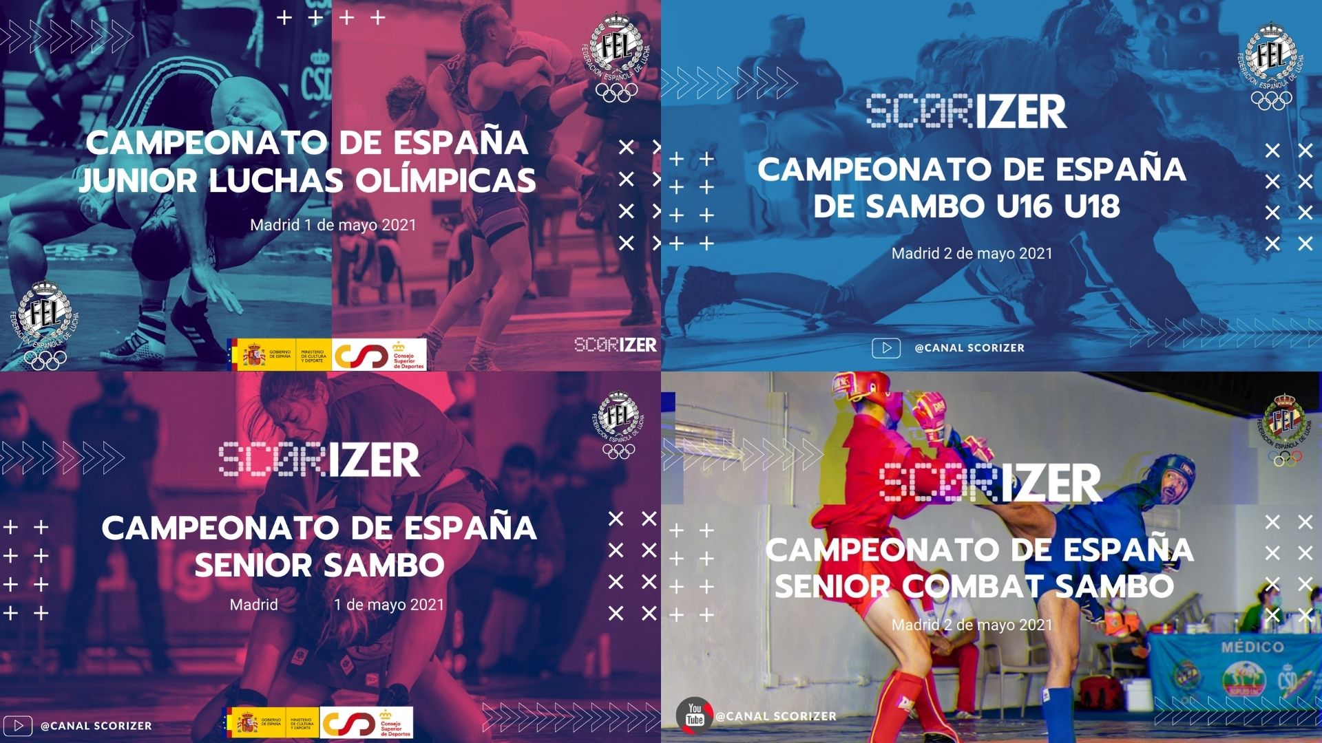 4 campeonatos de España el fin de semana